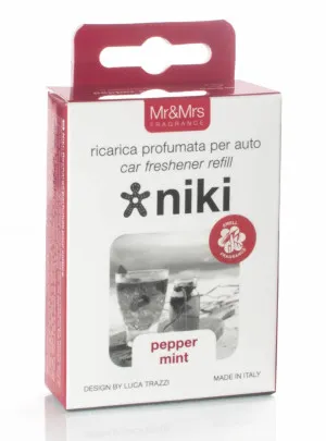 Mr&Mrs Fragrance Niki Pepper Mint Duftnachfüllung für das Auto 1 Stk.
