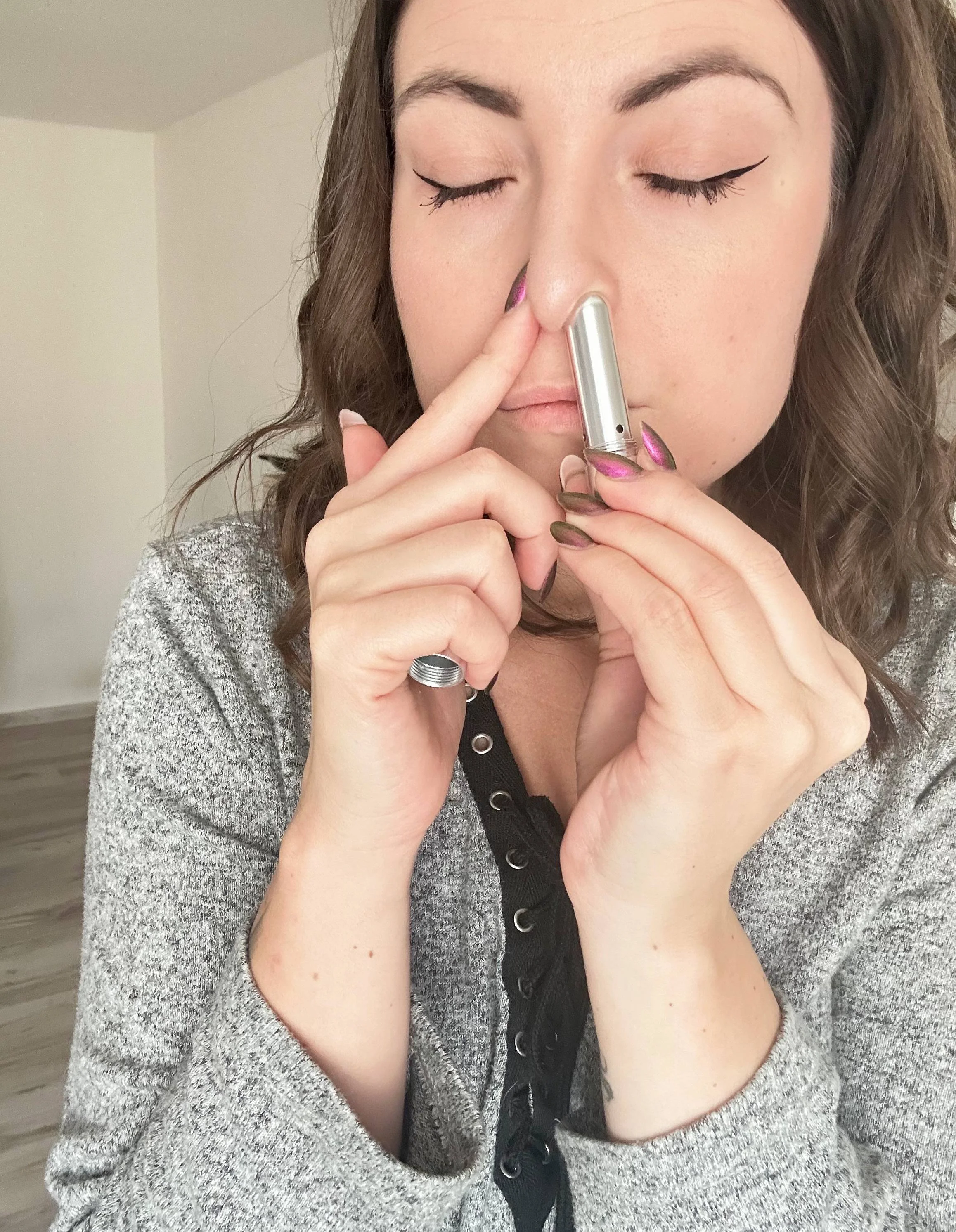 Natasha Aroma-Set mit Inhalator - Frei durchatmen - Helfer bei verstopfter Nase
