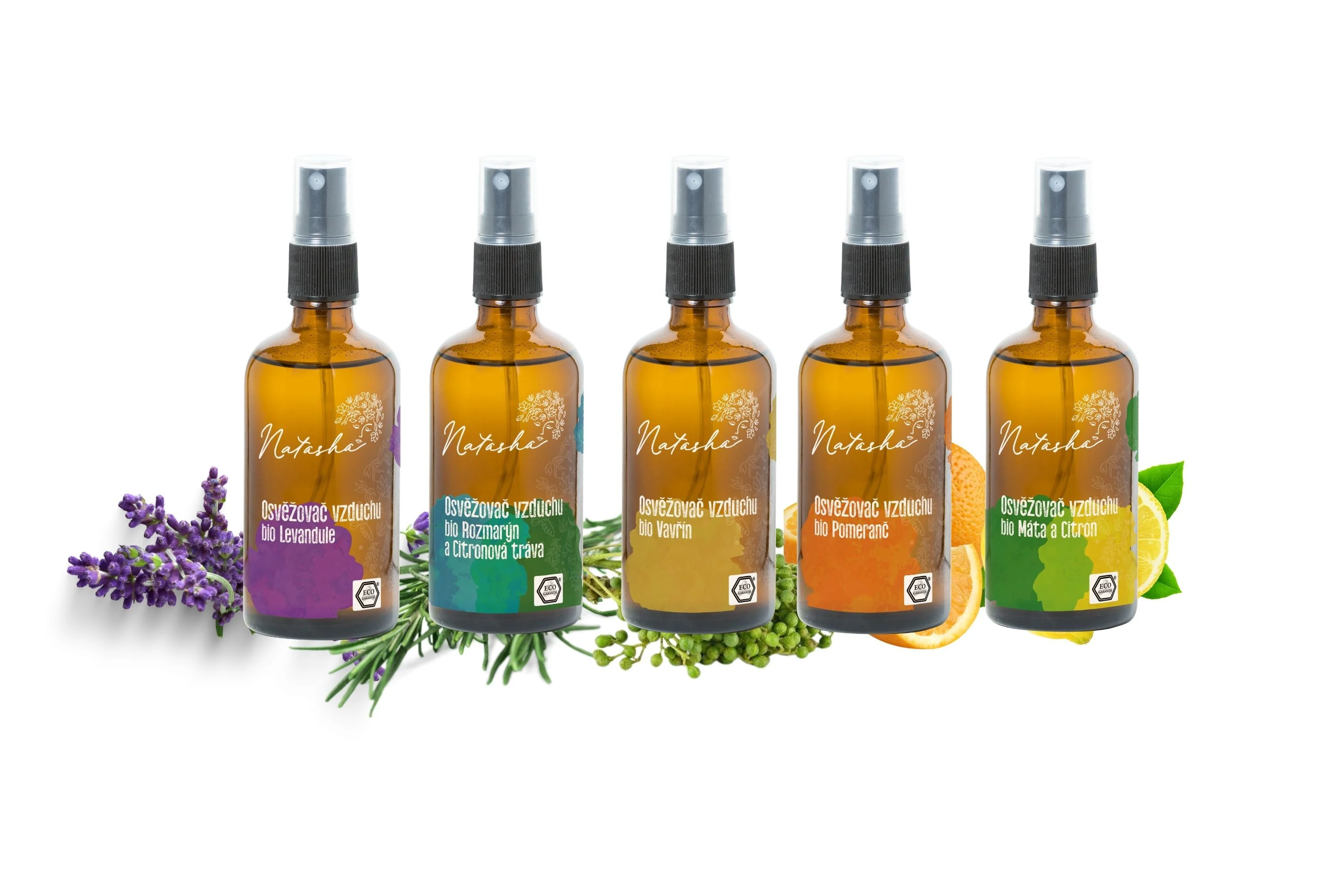 Natasha Lufterfrischer - Minze mit Zitrone (100 ml) - lindert Stress und Anspannung