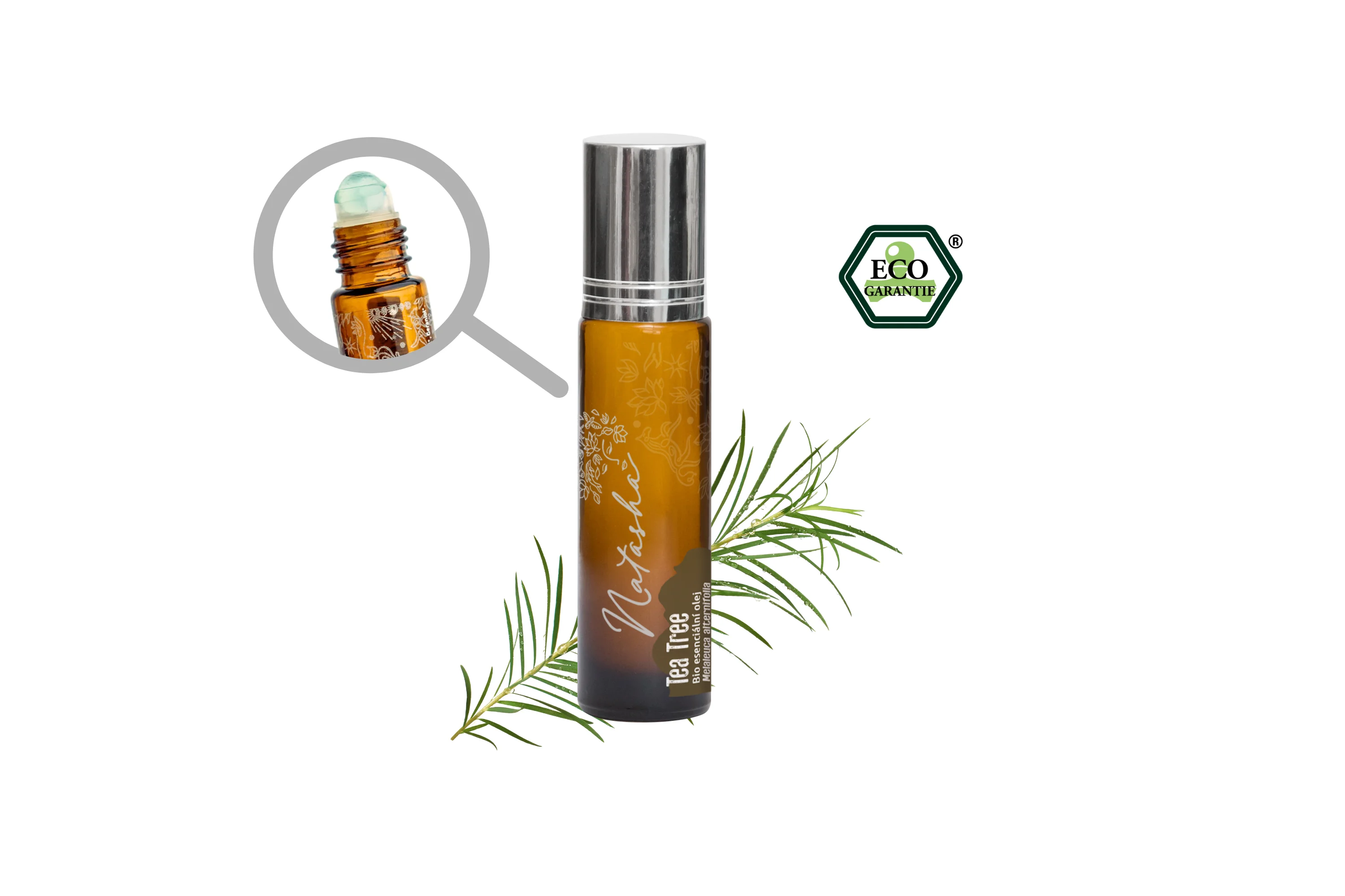 Natasha Roll-on Ätherisches Öl Tea Tree BIO (10 ml) – kleiner Helfer für unterwegs