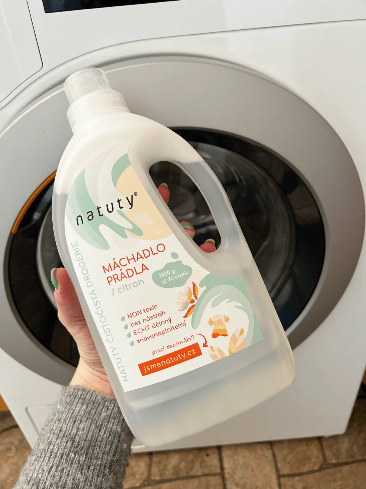 Natuty Wäschespüler mit Zitronenduft 1,5 l