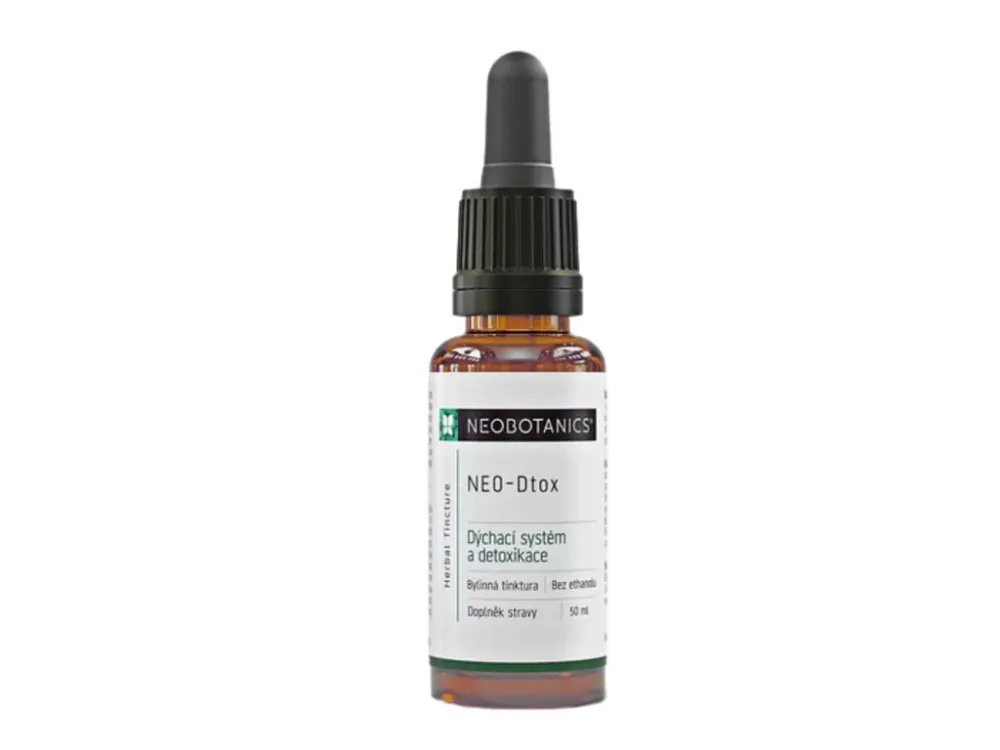Neobotanics Neo-Dtox - Tinktur ohne Alkohol (50 ml) - bei Atemwegsproblemen
