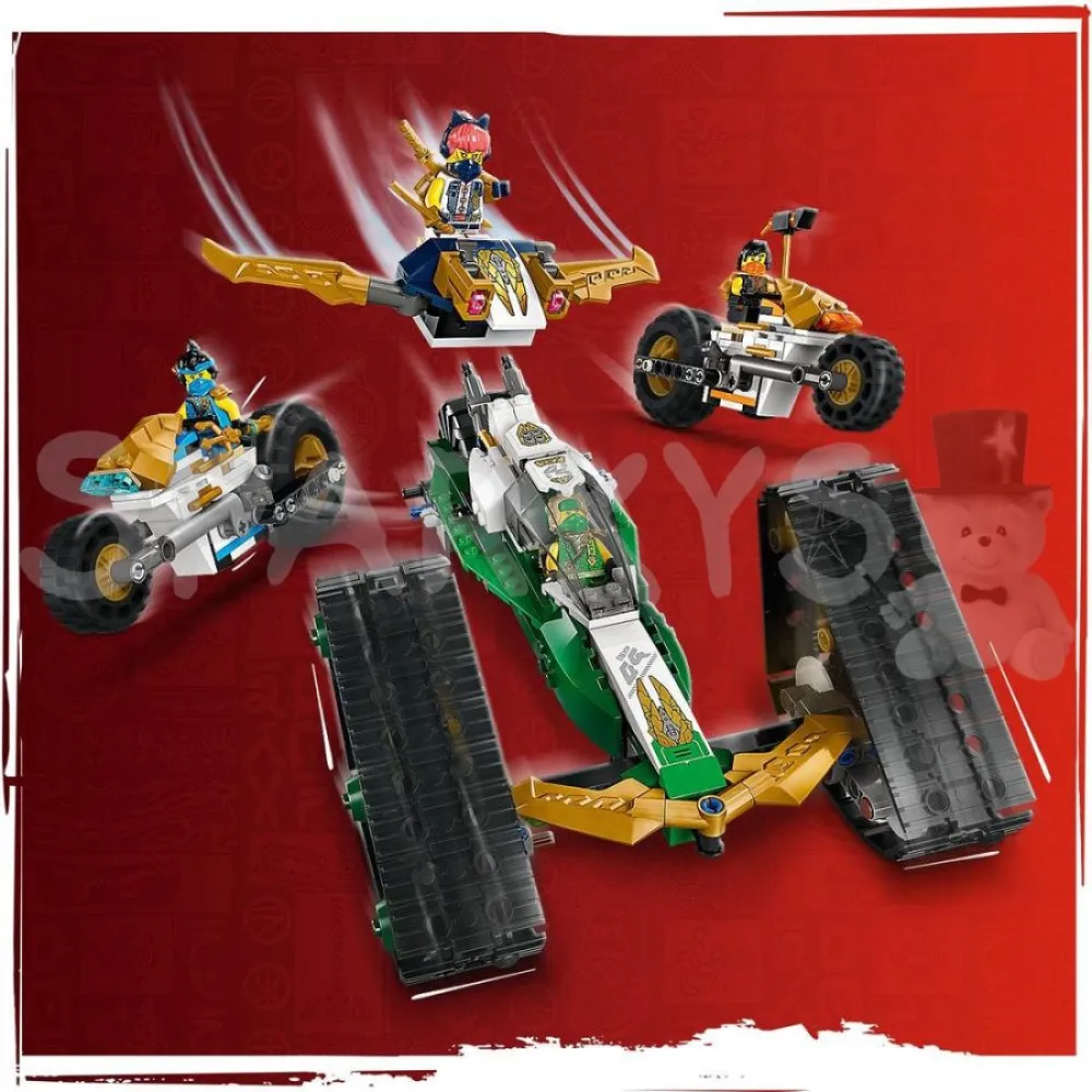 NINJAGO® 71820 Ninja-Team und Kombi-Fahrzeug