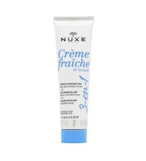 Nuxe Crème Fraîche de Beauté 3-in-1 Feuchtigkeitscreme, Reinigungsmilch und Gesichtsmaske