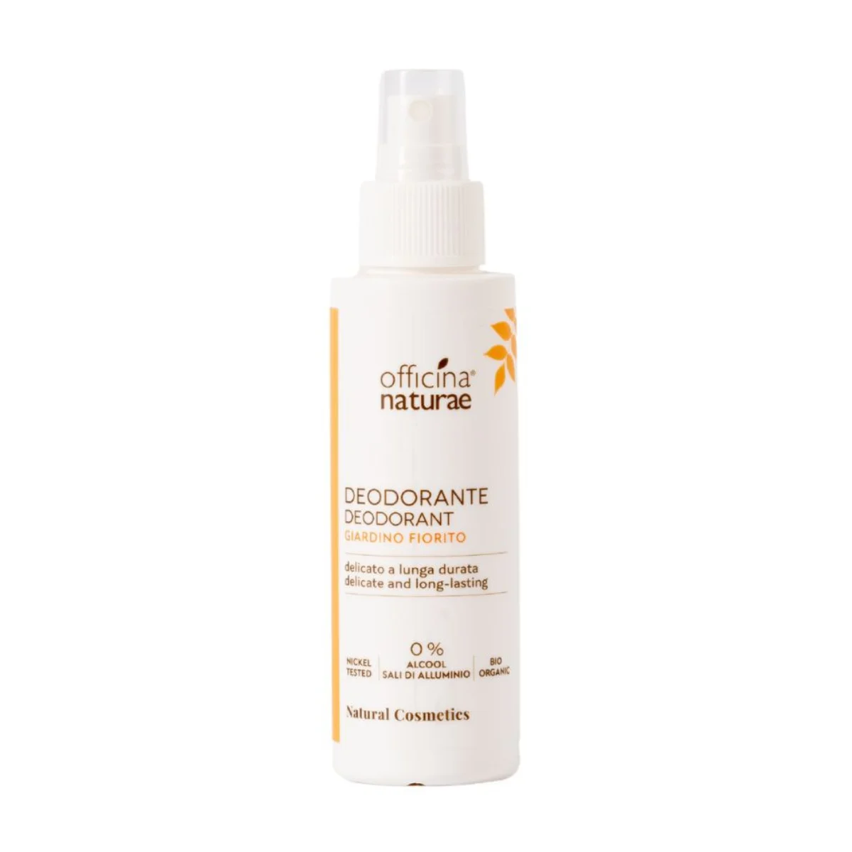 Officina Naturae Deo-Spray - Garden in Bloom (100 ml) - neutralisiert Gerüche und verleiht einen frischen Duft