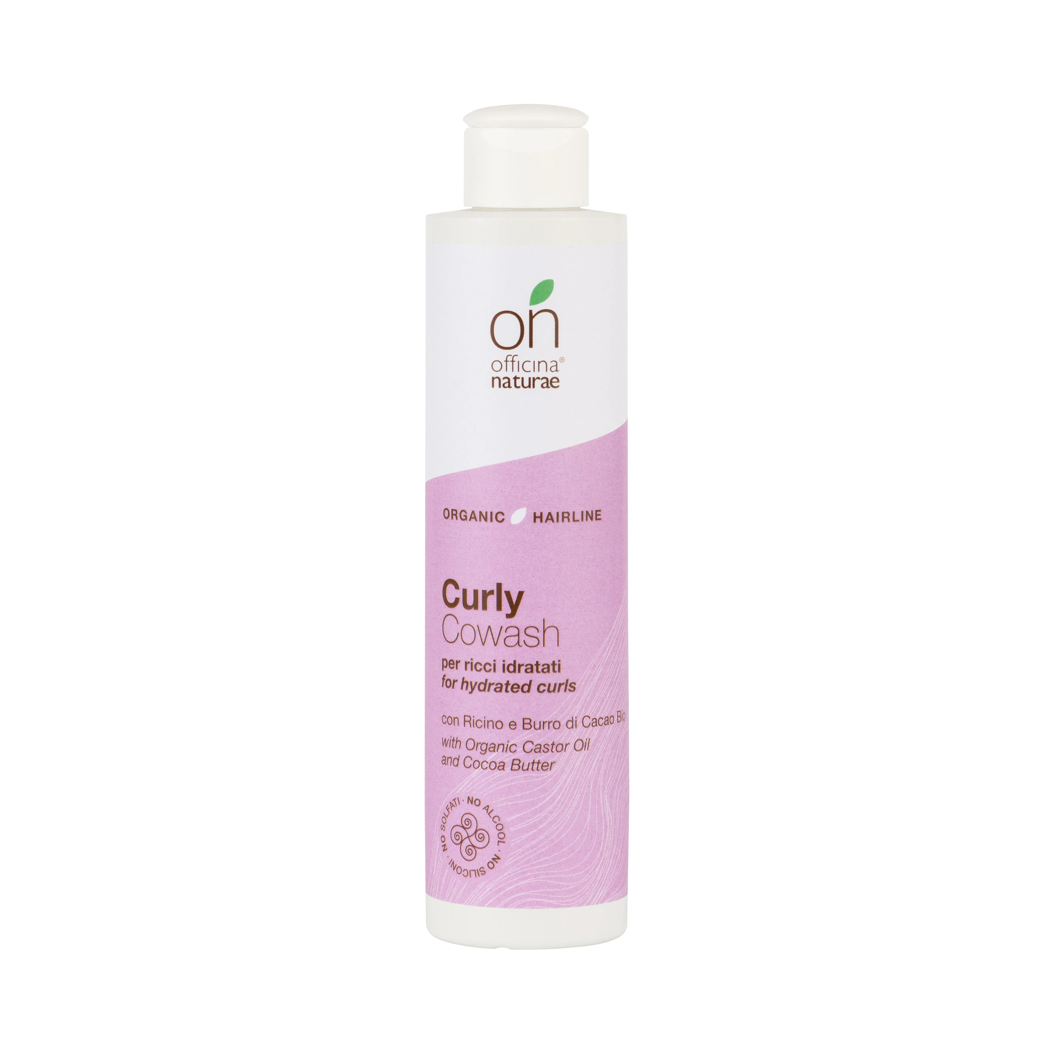 Officina Naturae Feuchtigkeitsspendendes Co-Wash für lockiges Haar (200 ml) - für weiches, glänzendes und leicht frisierbares Haar
