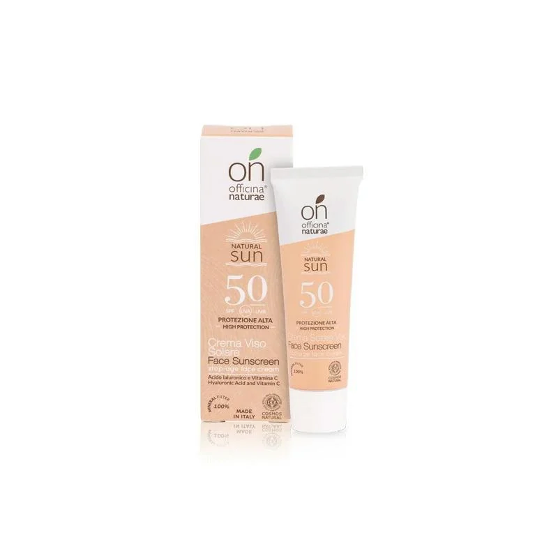 Officina Naturae Sonnencreme fürs Gesicht SPF 50 – straffend (30 ml) – für alle Hauttypen