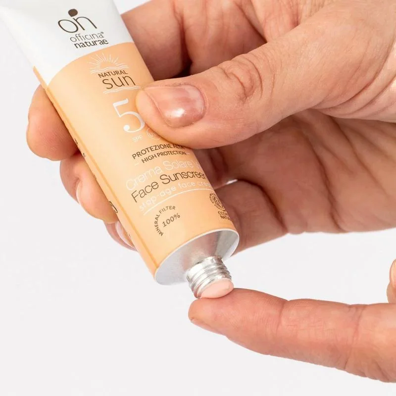 Officina Naturae Sonnencreme fürs Gesicht SPF 50 – straffend (30 ml) – für alle Hauttypen