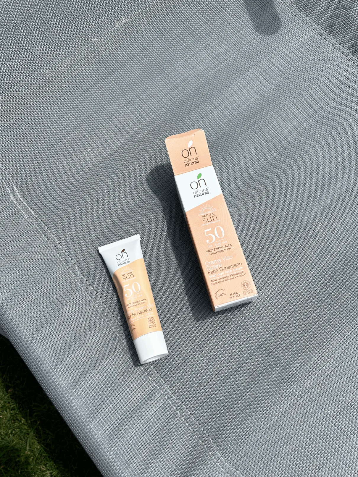 Officina Naturae Sonnencreme fürs Gesicht SPF 50 – straffend (30 ml) – für alle Hauttypen