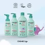 OnlyBio Sanftes Shampoo für Kinder ab 3 Jahren (300 ml) - verstopft nicht und brennt nicht in den Augen