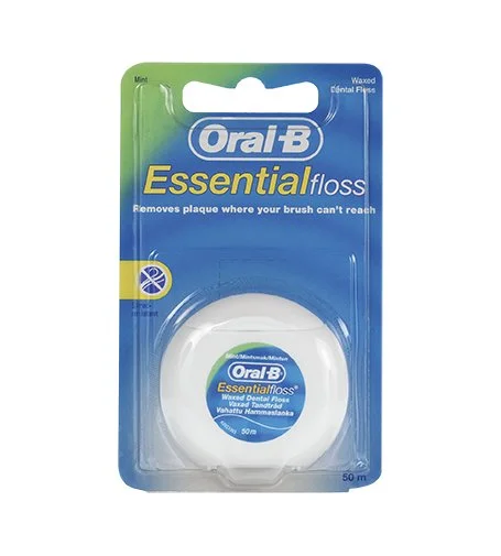 Essential Floss Zahnseide gewachst 50 m