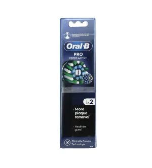 Oral-B Pro Cross Action Ersatzbürstenköpfe 2 Stk. Black