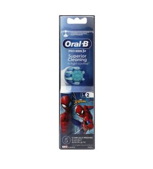 Oral-B Pro Kids 3+ Spiderman Ersatzbürstenköpfe 2 St.