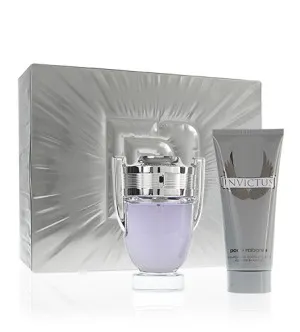 Paco Rabanne Invictus Geschenkset für Männer Eau de Toilette 100 ml + Duschgel 100 ml
