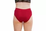 Pinke Welle Menstruationshöschen Bikini Rot - Medium - 100 Tage Umtauschrecht und leichte Menstruation (M)