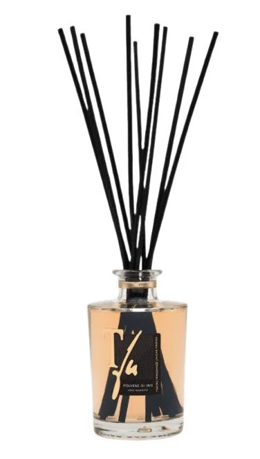 D'IRIS STÄBCHEN 250 ML RAUMDUFT - TFU (10 schwarze Bambusstäbchen, 30 cm, enthalten)