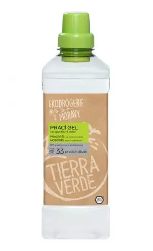 Tierra Verde Waschgel für Sporttextilien mit ätherischem BIO-Eukalyptusöl 1 l