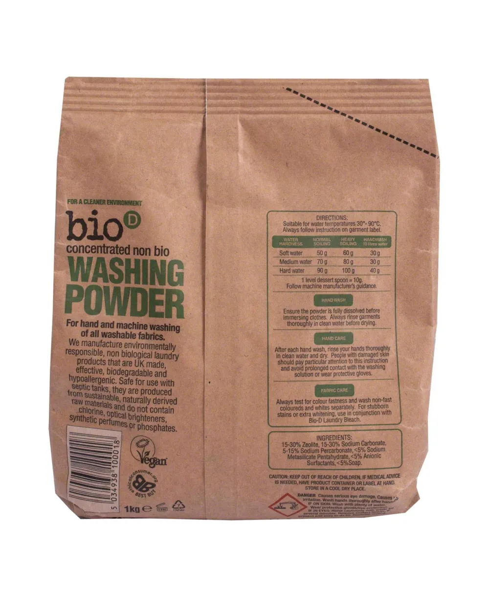 Bio-D Hypoallergenes Waschpulver (1 kg)