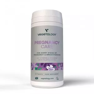 Vegetology Pregnancy Care - Vitamine und Mineralstoffe für schwangere und stillende Frauen, 60 Tabletten