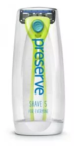 Preserve Shave 5 Rasierer (inkl. 1 Kopf) - cranberry rot