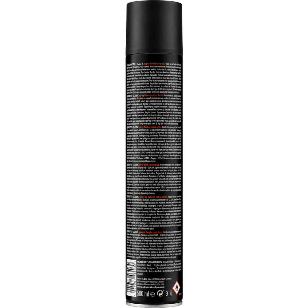 Professional Silhouette Super Hold Spray Haarspray mit super starkem Halt 500 ml