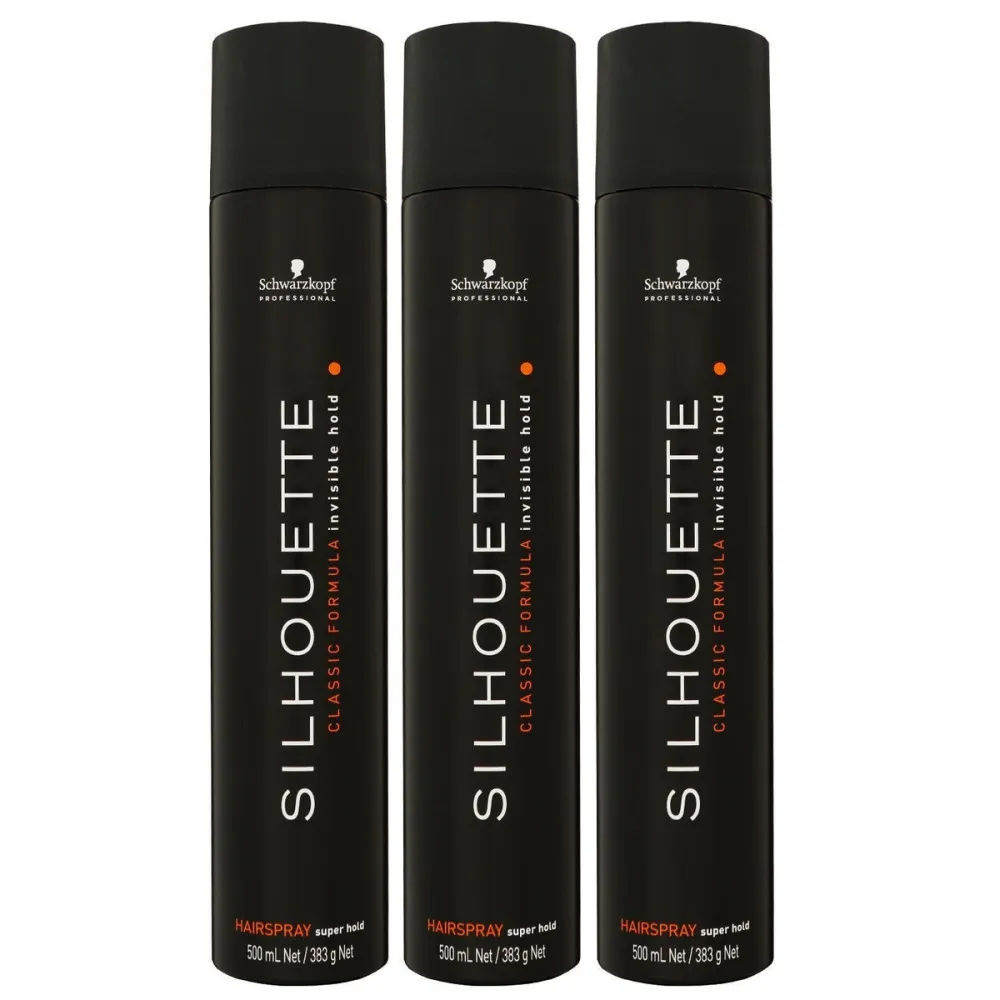 Professional Silhouette Super Hold Spray Haarspray mit super starkem Halt 500 ml