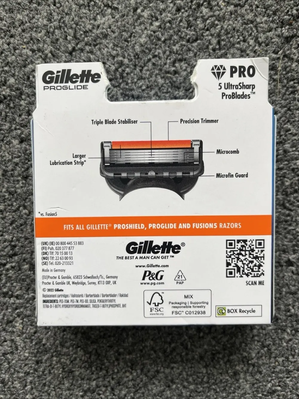 ProGlide Ersatzklingen 8 Stück für Herren