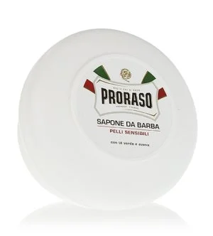 PRORASO White Rasierseife für empfindliche Haut