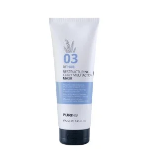 PURING 03 Rehab Restructuring Curly Multi Action Mask intensive Feuchtigkeitsmaske für lockiges, welliges und krauses Haar
