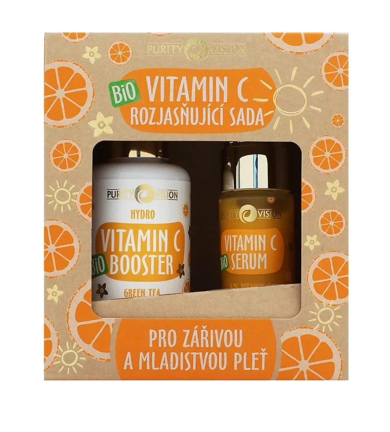 Bio Vitamin C aufhellendes Set Booster 100 ml + Serum