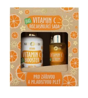Purity Vision Bio Vitamin C aufhellendes Set Booster 100 ml + Serum