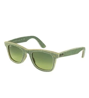 Ray-Ban RB2140 WAYFARER DEMIN Sonnenbrille 50x22x145 mm grün unisex