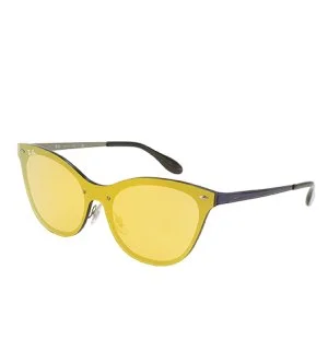 Ray-Ban RB3580N Blaze Cat Eye Sonnenbrille 43x140 mm orange-gold für Damen
