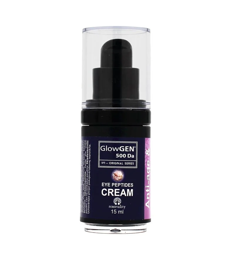 GlowGEN 500 Da Eye Peptides Cream Augencreme mit Peptiden 15 ml