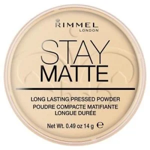 Rimmel Stay Matte Kompaktpuder 14 g - 001 Transparent
