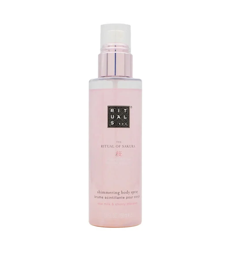 The Ritual of Sakura Schimmerndes Körperspray mit Glitzerpartikeln 150 ml