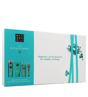 Rituals The Ritual of Karma Geschenkset Duschgel 50 ml + Körper- und Haarnebel 20 ml + Körperschaum 50 ml + Körpercreme