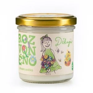 Rozvoněno Duftkerze – Danke (130 ml) – mit Grapefruit, Limette und Bergamotte