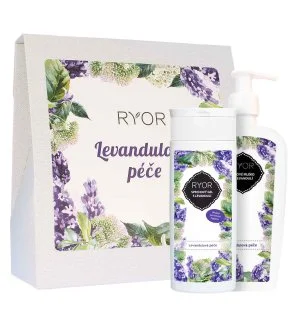 RYOR Lavender Geschenkset Duschgel 200 ml + Körpermilch