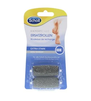 Scholl Velvet Smooth Ersatzrollen mit Diamantkristallen extra stark 2 St.