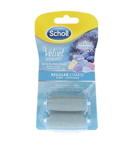 Velvet Smooth Ersatzaufsätze mit Meeresmineralien mittelgrob 2 St.