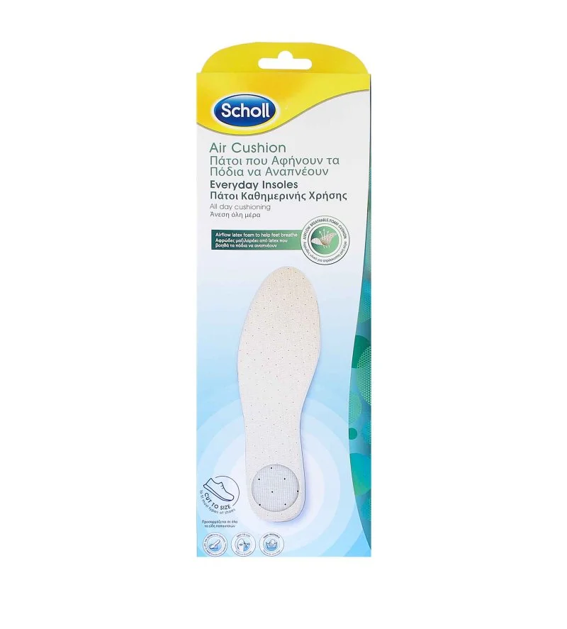 Air Cushion Everyday Insoles Einlagen mit Airflow-Latexschaum 1 Paar