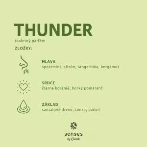 Kvitok SENSES Eau de Toilette (EdP) - Thunder 30ml