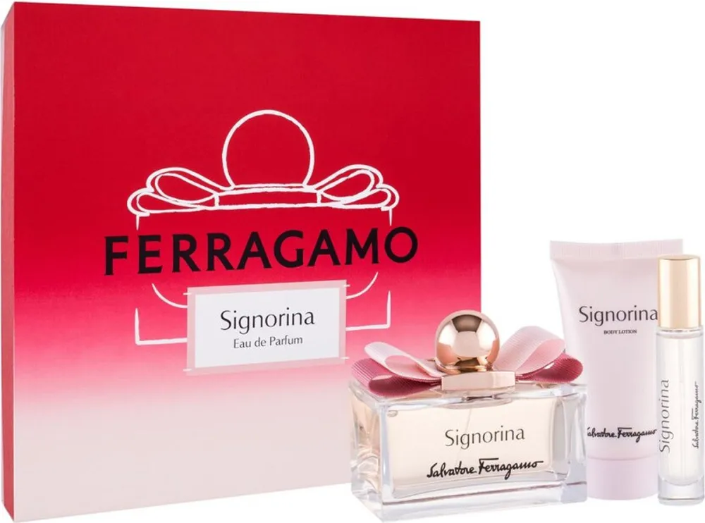 Signorina Eau de Parfum für Damen 100 ml + EdP Mini 10 ml + BL 50 ml