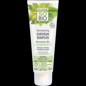 Mildes BIO-Shampoo Verbene-Zitrone (250 ml) - ideal für fettiges Haar
