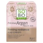SO’BiO étic Anti-age Precieux Argan Rosa Tagescreme zur Straffung GOLD BIO (50 ml) – strafft und hellt den Teint auf