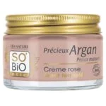 SO’BiO étic Anti-age Precieux Argan Rosa Tagescreme zur Straffung GOLD BIO (50 ml) – strafft und hellt den Teint auf