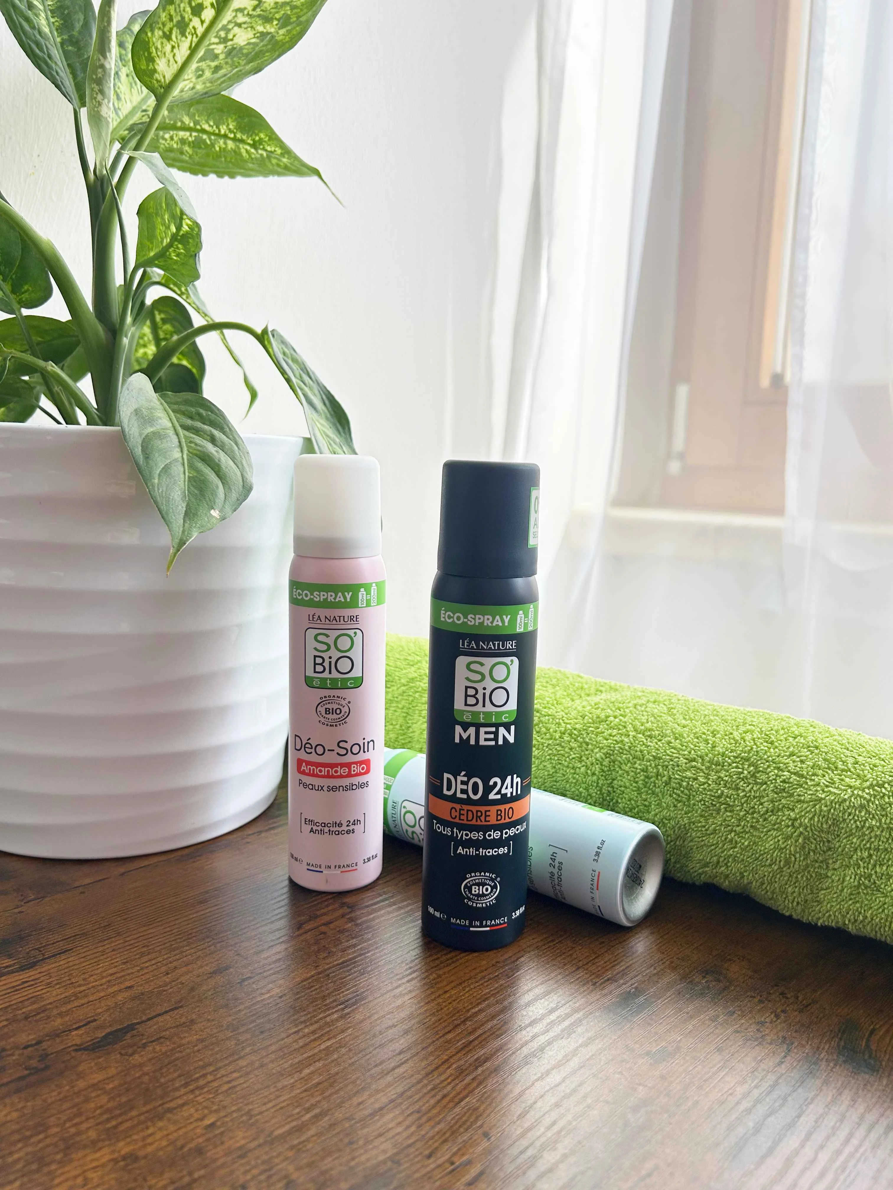 SO’BiO étic Natürliches Deodorant ECO SPRAY 24h MEN – Zeder BIO (100 ml) – wirksam bis zu 24 Stunden