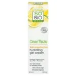 SO’BiO étic Feuchtigkeitsspendende Gesichts-Gelcreme – Clean Yuzu BIO (40 ml) – ideal für fettige Haut