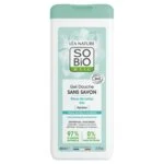 SO’BiO étic Duschgel OHNE SEIFE mit BIO-Lotusblüte (650 ml) – ideal für trockene und empfindliche Haut